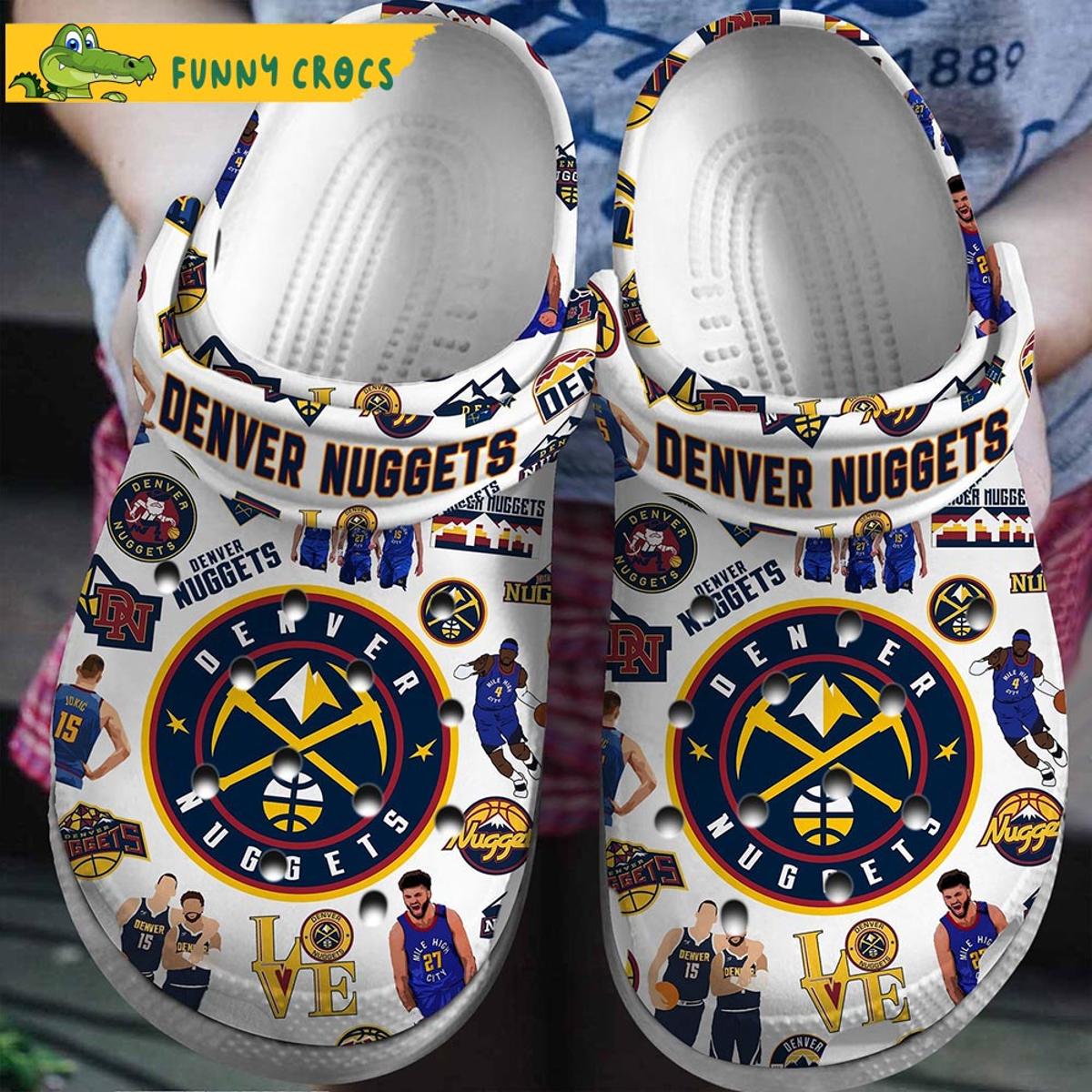 Nba Basketball Denver Nuggets Crocs Slippers