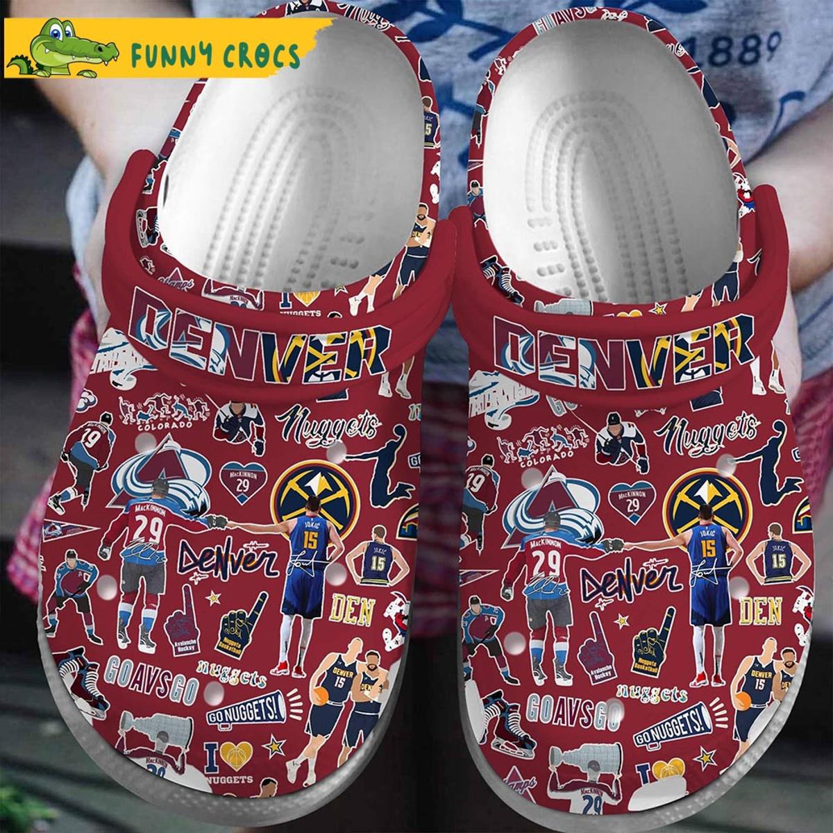 Denver Nuggets Crocs Clog Shoes