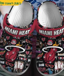 Nba Miami Heat Crocs Shoes