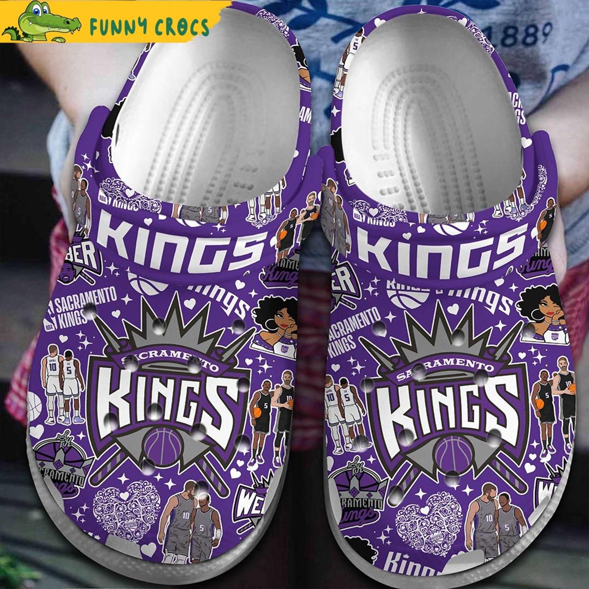 Sacramento Kings Nba Purple Crocs Clog