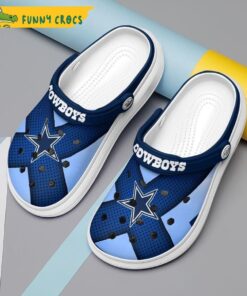 New Blue Dallas Cowboys Crocs Shoes