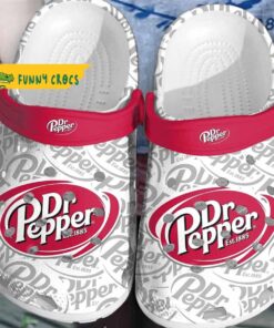 New Dr Pepper Logo Crocs Clog Slippers