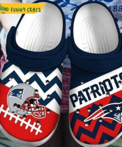 New England Patriots Crocs Clog Slippers