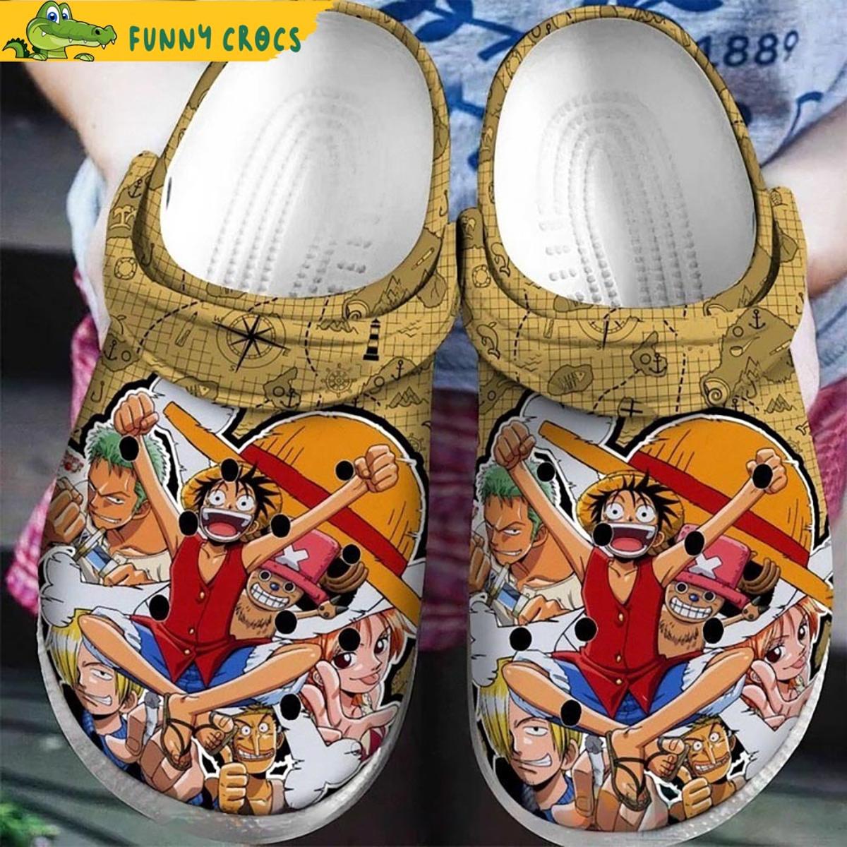 Monkey D. Luffy Characters One Piece Crocs Shoes