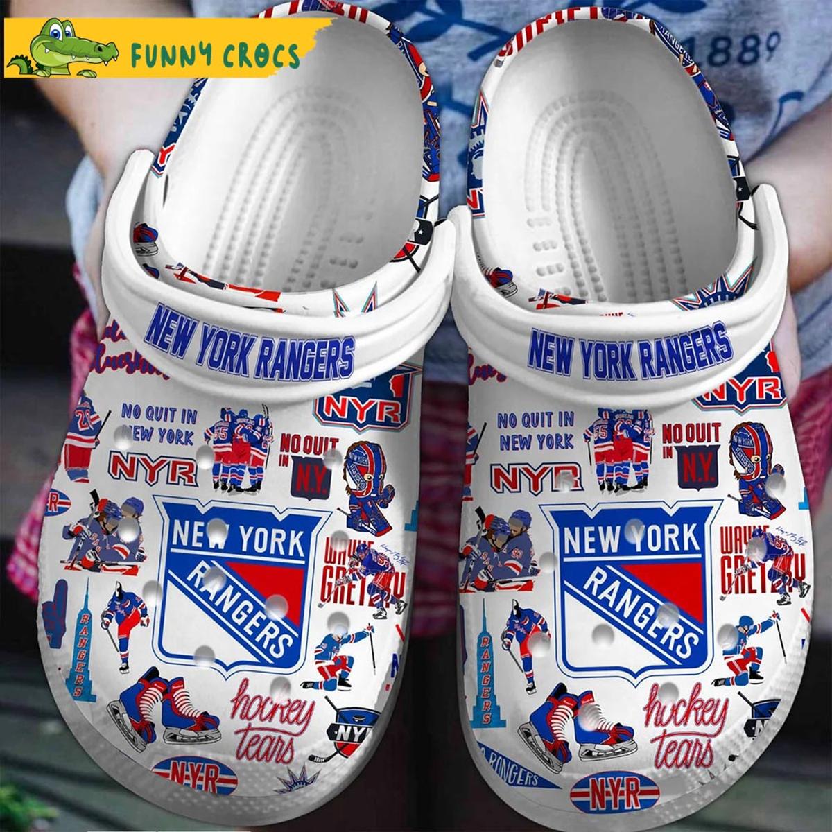 New York Islanders Nhl Crocs Slippers