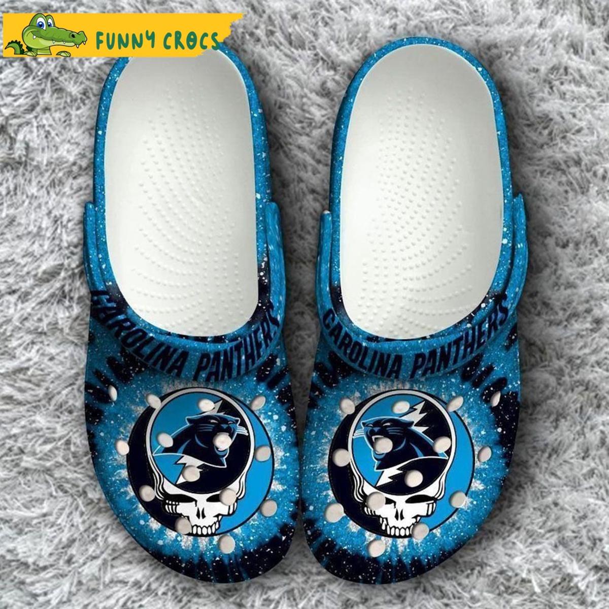 Personalized Carolina Panthers Crocs Shoes