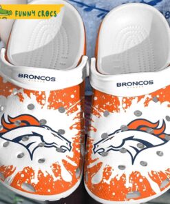 Nfl Denver Broncos Football Crocs Slippers