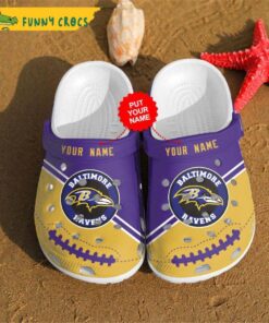 Baltimore Ravens Crocs For Men Women