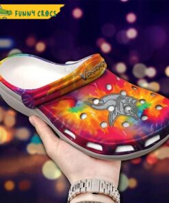 Nfl Hippie Tie Dye Vikings Crocs Clog Shoes