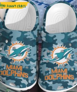 Miami Dolphin Crocs Funny For Fans