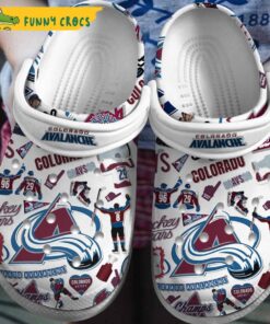 Nhl Colorado Avalanche Crocs Slippers