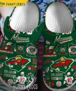 Nhl Minnesota Wild Crocs Shoes