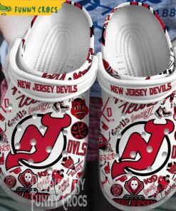 Nhl New Jersey Devils Crocs Shoes