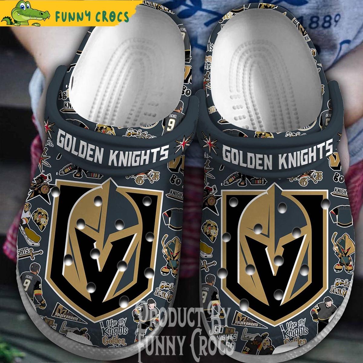 Nhl Vegas Golden Knights Crocs Shoes