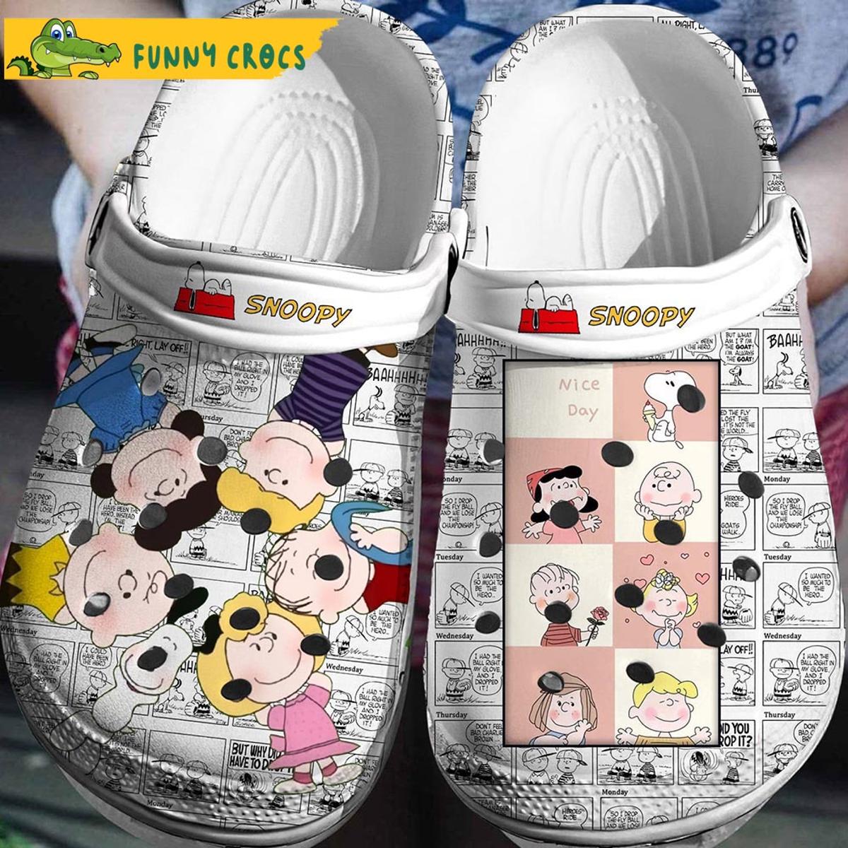 Nasa Snoopy Team Space Crocs Slippers