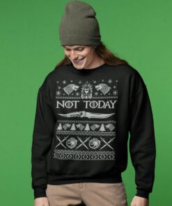 Not Today Goth Christmas Sweater