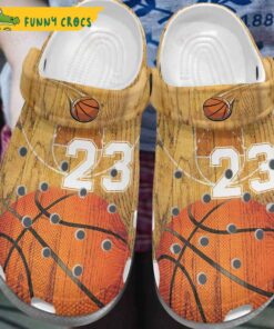 Number 23 Basketball Crocs Clog Shoes