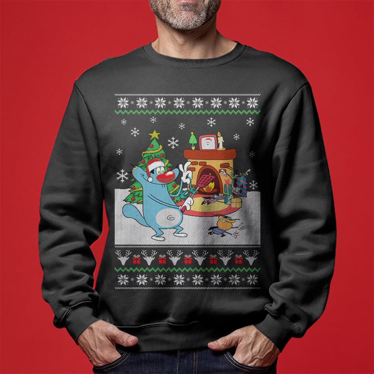 Santa With Roger Federer Ugly Xmas Sweater