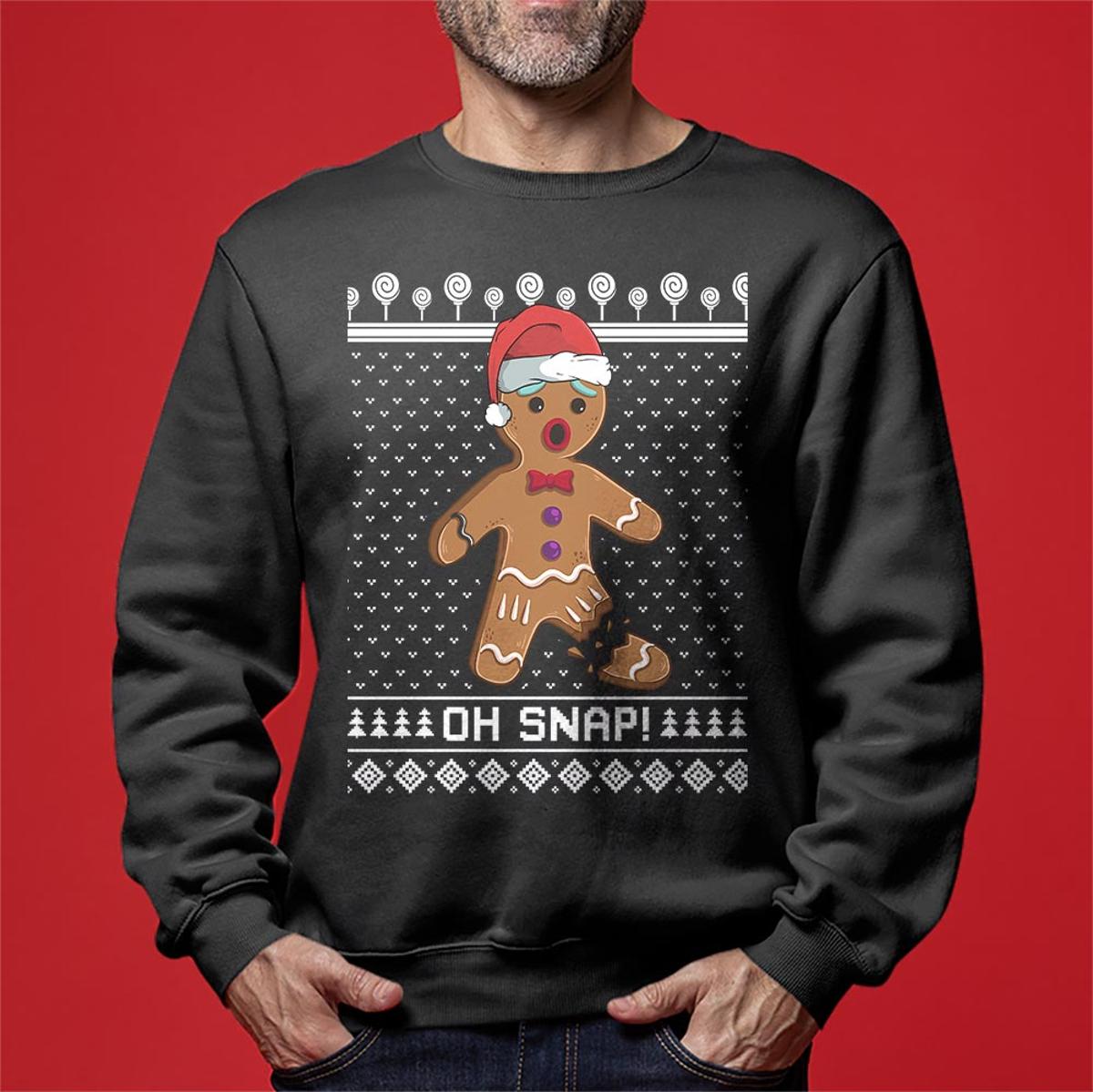 Funny Gingerbread Ugly Christmas Sweater