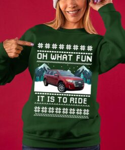 Oh Whats Fun It Is To Ride Custom Ugly Sweater