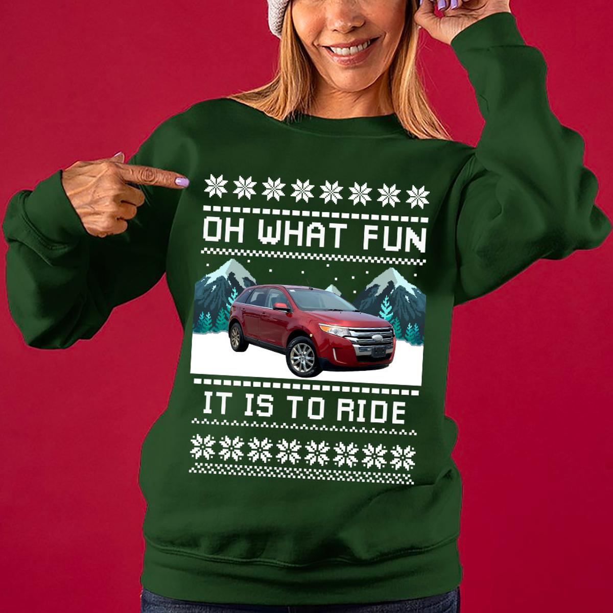 Cheeky Santa Play With Hot Girl Christmas Sweater Women