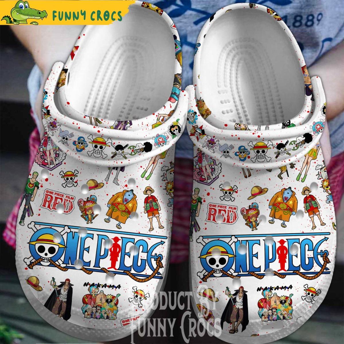 Monkey D Luffy Gear 5 One Piece Crocs Clog Shoes