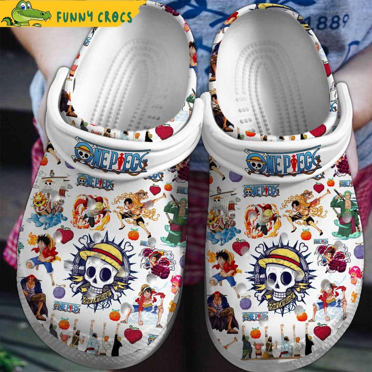 Personalized Zoro One Piece Skull Crocs Shoes