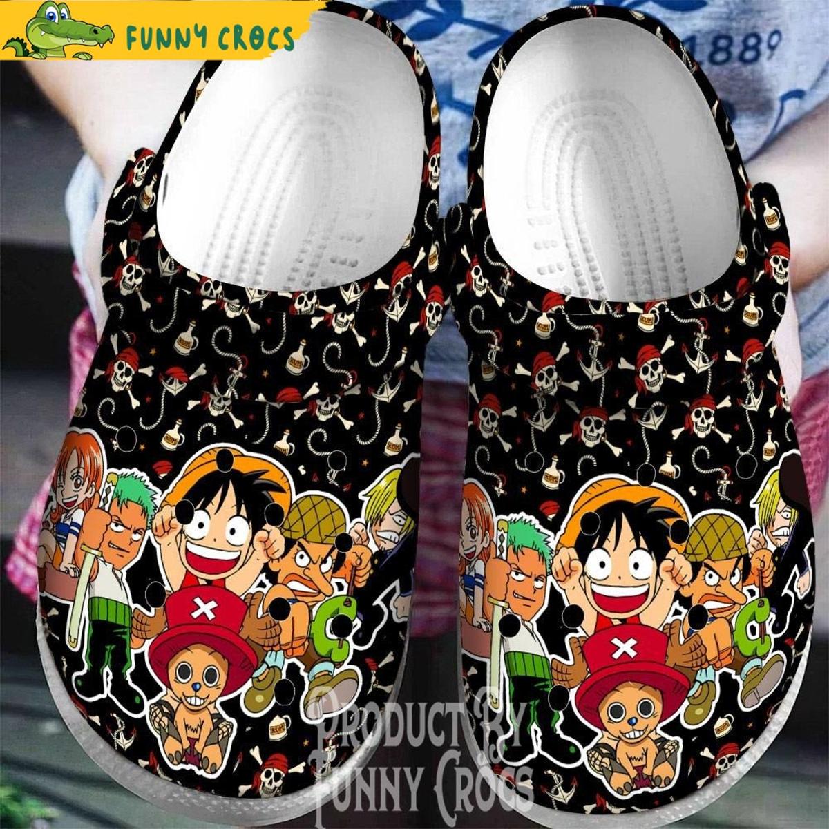 Monkey D Luffy Gear 5 One Piece Crocs Clog Shoes