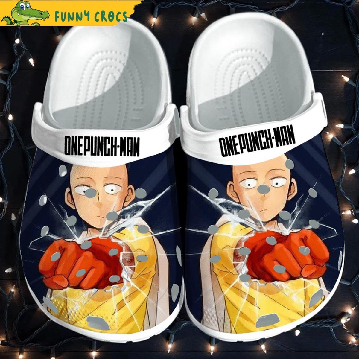 Personalized Saitama One Punch Man Crocs Shoes