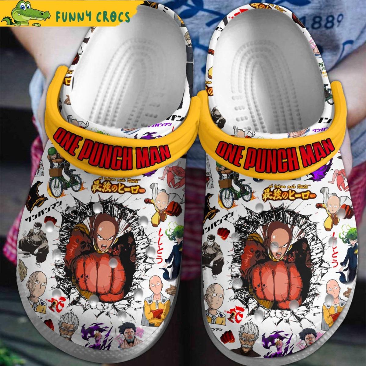 Personalized One Punch Man Characters Crocs Sandals