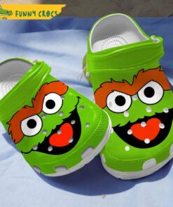 Oscar The Grouch Muppet Crocs Clog Shoes