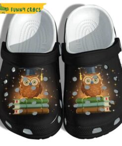 Owl Book Crocs Clog Shoes