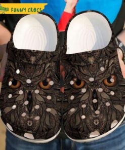 Owl Pattern Crocs Shoes