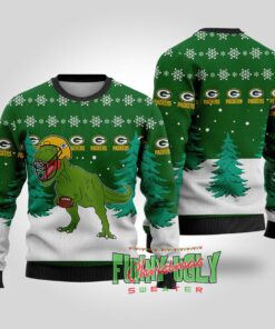 Packers Nfl Trex Christmas Sweater Women