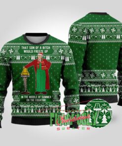 Parker And Leg Lamp A Christmas Story Christmas Sweater