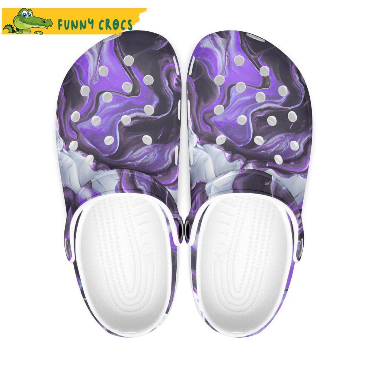 Passion Purple Marble Crocs Clog