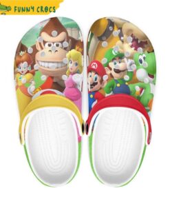 Peach, Daisy, Luigi Mario Crocs Slippers