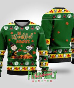 Peanuts Snoopy Ugly Thanksgiving Sweater