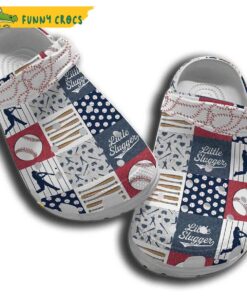 Customized Baseball Leather Crocs Clog Shoes