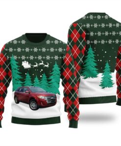 Personalize Car Photo Christmas Sweater