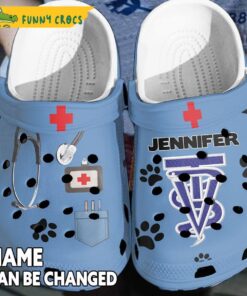 Personalize Love Doctor Best Gift Nurse Crocs Sandals