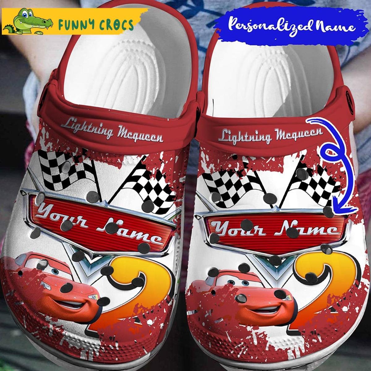 Cars Lightning Mcqueen Crocs Shoes