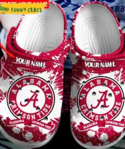 Personalized Alabama Football Crocs Slippers