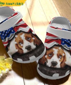 Beagle Dogs Pattern Crocs Clog Shoes