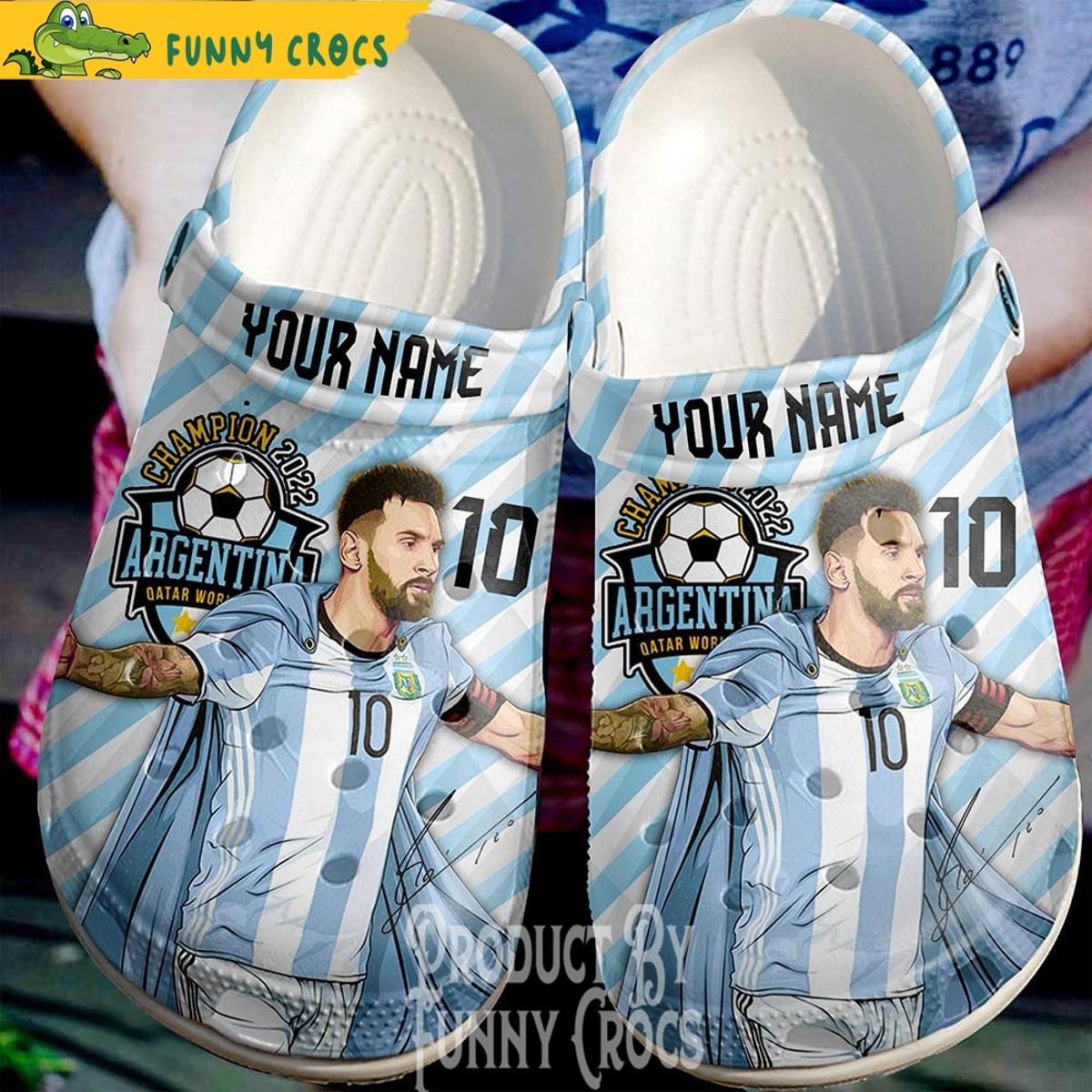 Personalized Inter Miami Messi Crocs Clog Slippers