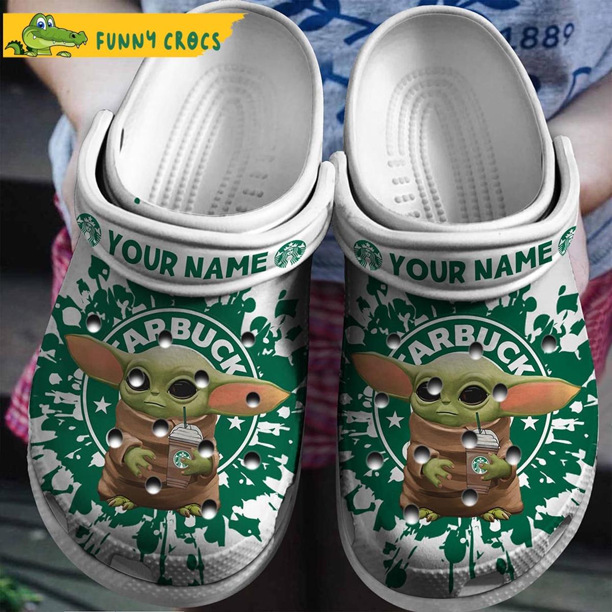 Green Starbucks Coffee Crocs Clog