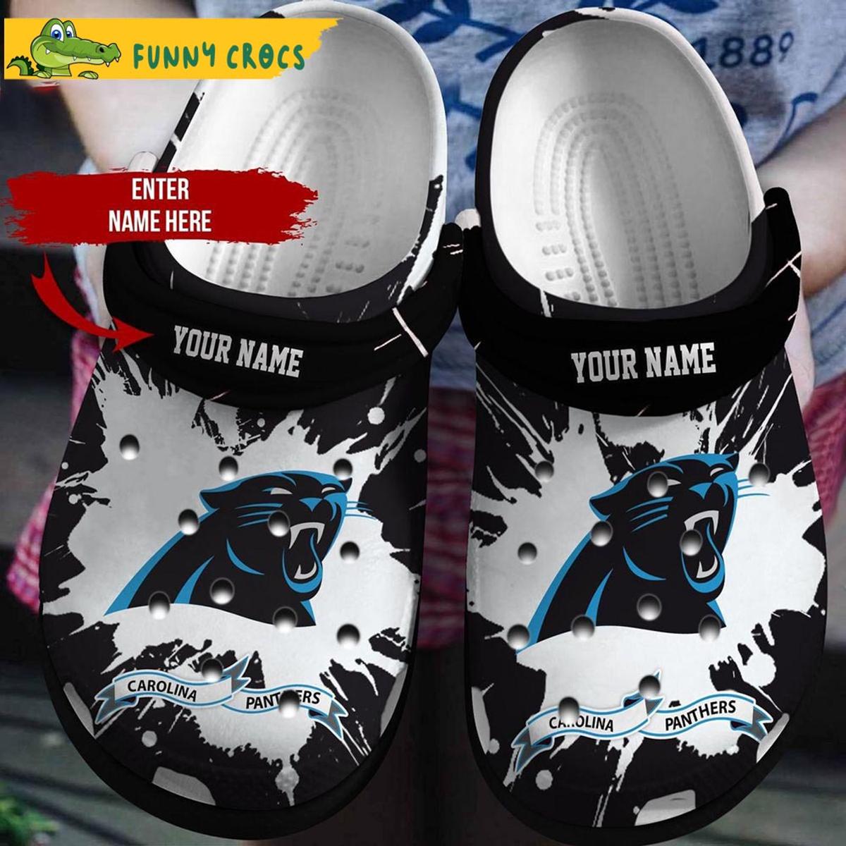 Nfl Carolina Panthers Grateful Dead Crocs Clogs