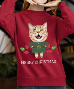 Personalized Cat Christmas Sweater