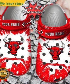 Personalized Chicago Bulls Crocs Shoes