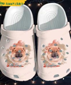 Personalized Chow Chow Crocs Clog Slippers